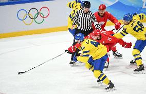 (BEIJING2022)CHINA-BEIJING-OLYMPIC WINTER GAMES-ICE HOCKEY-MAN'S PLAY-OFF SEMIFINAL-ROC VS SWE (CN)