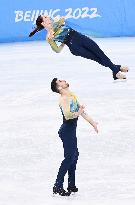 (BEIJING2022)CHINA-BEIJING-OLYMPIC WINTER GAMES-FIGURE SKATING-PAIR SKATING-SHORT PROGRAM (CN)