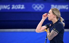 (BEIJING 2022)CHINA-BEIJING-OLYMPIC WINTER GAMES-CURLING-WOMEN'S SEMIFINAL-SWE vs GBR(CN)