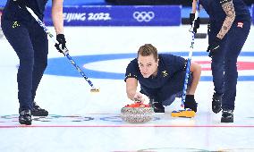 (BEIJING 2022)CHINA-BEIJING-OLYMPIC WINTER GAMES-CURLING-WOMEN'S SEMIFINAL-SWE vs GBR(CN)