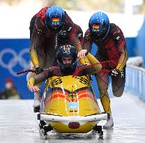 (XHTP)(BEIJING2022)CHINA-BEIJING-OLYMPIC WINTER GAMES-BOBSLEIGH-4-MEN-HEAT(CN)