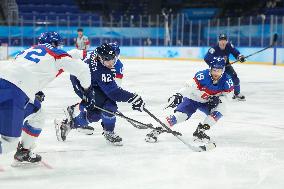 (BEIJING2022)CHINA-BEIJING-OLYMPIC WINTER GAMES-ICE HOCKEY-MAN'S PLAY-OFF SEMIFINAL-FIN VS SVK (CN)