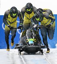 (XHTP)(BEIJING2022)CHINA-BEIJING-OLYMPIC WINTER GAMES-BOBSLEIGH-4-MEN-HEAT(CN)