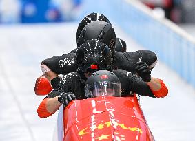 (XHTP)(BEIJING2022)CHINA-BEIJING-OLYMPIC WINTER GAMES-BOBSLEIGH-4-MEN-HEAT(CN)