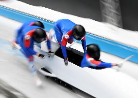 (XHTP)(BEIJING2022)CHINA-BEIJING-OLYMPIC WINTER GAMES-BOBSLEIGH-4-MEN-HEAT(CN)