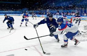 (BEIJING2022)CHINA-BEIJING-OLYMPIC WINTER GAMES-ICE HOCKEY-MAN'S PLAY-OFF SEMIFINAL-FIN VS SVK (CN)