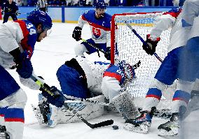 (BEIJING2022)CHINA-BEIJING-OLYMPIC WINTER GAMES-ICE HOCKEY-MAN'S PLAY-OFF SEMIFINAL-FIN VS SVK (CN)