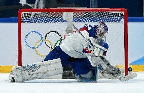 (BEIJING2022)CHINA-BEIJING-OLYMPIC WINTER GAMES-ICE HOCKEY-MAN'S PLAY-OFF SEMIFINAL-FIN VS SVK (CN)