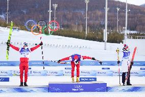 (XHTP)(BEIJING2022)CHINA-ZHANGJIAKOU-OLYMPIC WINTER GAMES-CROSS-COUNTRY SKIING-MEN'S 50KM MASS START FREE (CN)