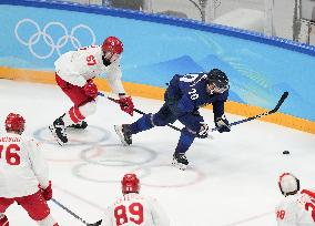 (BEIJING2022)CHINA-BEIJING-OLYMPIC WINTER GAMES-ICE HOCKEY-MEN'S GOLD MEDAL GAME-FIN VS ROC (CN)