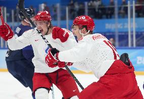 (XHTP)(BEIJING2022)CHINA-BEIJING-OLYMPIC WINTER GAMES-ICE HOCKEY-MEN'S GOLD MEDAL GAME-FIN VS ROC (CN)