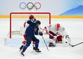 (BEIJING2022)CHINA-BEIJING-OLYMPIC WINTER GAMES-ICE HOCKEY-MEN'S GOLD MEDAL GAME-ROC VS FIN (CN)
