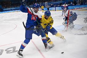 (BEIJING2022)CHINA-BEIJING-OLYMPIC WINTER GAMES-ICE HOCKEY-MAN'S BRONZE MEDAL GAME -SWE VS SVK(CN)