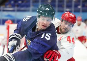 (BEIJING2022)CHINA-BEIJING-OLYMPIC WINTER GAMES-ICE HOCKEY-MEN'S GOLD MEDAL GAME-FIN VS ROC (CN)