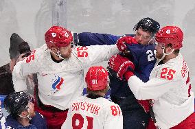 (BEIJING2022)CHINA-BEIJING-OLYMPIC WINTER GAMES-ICE HOCKEY-MEN'S GOLD MEDAL GAME-FIN VS ROC (CN)