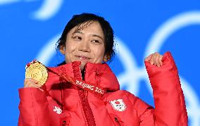 (BEIJING2022)CHINA-BEIJING-OLYMPIC WINTER GAMES-AWARDING CEREMONY-SPEED SKATING-WOMEN'S 1,000M