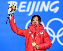 (BEIJING2022)CHINA-BEIJING-OLYMPIC WINTER GAMES-AWARDING CEREMONY-SPEED SKATING-WOMEN'S 1,000M