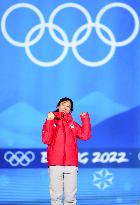 (BEIJING2022)CHINA-BEIJING-OLYMPIC WINTER GAMES-AWARDING CEREMONY-SPEED SKATING-WOMEN'S 1,000M