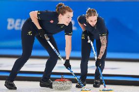 (BEIJING2022)CHINA-BEIJING-OLYMPIC WINTER GAMES-CURLING-WOMEN'S BRONZE MEDAL GAME-SWE VS SUI (CN)