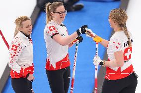 (BEIJING2022)CHINA-BEIJING-OLYMPIC WINTER GAMES-CURLING-WOMEN'S BRONZE MEDAL GAME-SWE VS SUI (CN)