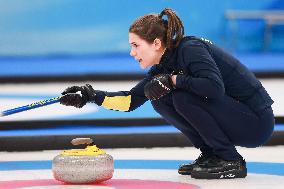 (BEIJING2022)CHINA-BEIJING-OLYMPIC WINTER GAMES-CURLING-WOMEN'S BRONZE MEDAL GAME-SWE VS SUI (CN)