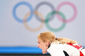 (BEIJING2022)CHINA-BEIJING-OLYMPIC WINTER GAMES-CURLING-WOMEN'S BRONZE MEDAL GAME-SWE VS SUI (CN)