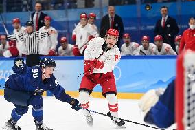 (BEIJING2022)CHINA-BEIJING-OLYMPIC WINTER GAMES-ICE HOCKEY-MEN'S GOLD MEDAL GAME-ROC VS FIN (CN)