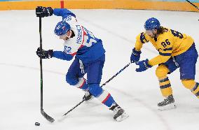 (BEIJING2022)CHINA-BEIJING-OLYMPIC WINTER GAMES-ICE HOCKEY-MAN'S BRONZE MEDAL GAME -SWE VS SVK(CN)