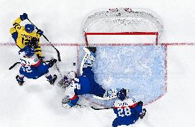 (BEIJING2022)CHINA-BEIJING-OLYMPIC WINTER GAMES-ICE HOCKEY-MAN'S BRONZE MEDAL GAME -SWE VS SVK(CN)