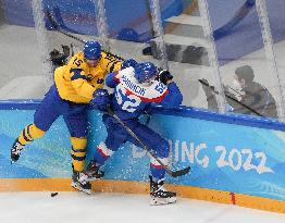 (BEIJING2022)CHINA-BEIJING-OLYMPIC WINTER GAMES-ICE HOCKEY-MEN'S BRONZE MEDAL GAME-SWE VS SVK (CN)