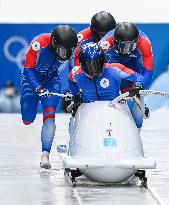 (XHTP)(BEIJING2022)CHINA-BEIJING-OLYMPIC WINTER GAMES-BOBSLEIGH-4-MEN-HEAT(CN)