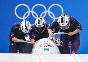 (XHTP)(BEIJING2022)CHINA-BEIJING-OLYMPIC WINTER GAMES-BOBSLEIGH-4-MEN-HEAT(CN)