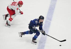 (BEIJING2022)CHINA-BEIJING-OLYMPIC WINTER GAMES-ICE HOCKEY-MEN'S GOLD MEDAL GAME-FIN VS ROC (CN)