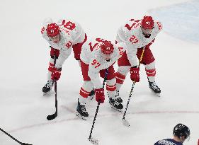 (BEIJING2022)CHINA-BEIJING-OLYMPIC WINTER GAMES-ICE HOCKEY-MEN'S GOLD MEDAL GAME-FIN VS ROC (CN)