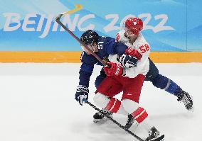 (XHTP)(BEIJING2022)CHINA-BEIJING-OLYMPIC WINTER GAMES-ICE HOCKEY-MEN'S GOLD MEDAL GAME-FIN VS ROC (CN)