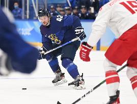 (BEIJING2022)CHINA-BEIJING-OLYMPIC WINTER GAMES-ICE HOCKEY-MEN'S GOLD MEDAL GAME-FIN VS ROC (CN)