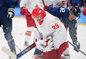 (XHTP)(BEIJING2022)CHINA-BEIJING-OLYMPIC WINTER GAMES-ICE HOCKEY-MEN'S GOLD MEDAL GAME-FIN VS ROC (CN)