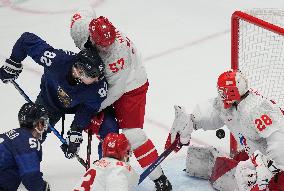 (BEIJING2022)CHINA-BEIJING-OLYMPIC WINTER GAMES-ICE HOCKEY-MEN'S GOLD MEDAL GAME-ROC VS FIN (CN)
