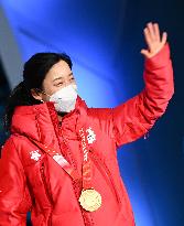 (BEIJING2022)CHINA-BEIJING-OLYMPIC WINTER GAMES-AWARDING CEREMONY-SPEED SKATING-WOMEN'S 1,000M