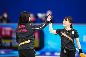 (BEIJING 2022)CHINA-BEIJING-OLYMPIC WINTER GAMES-CURLING-WOMEN'S SEMIFINAL-JPN vs SUI(CN)
