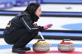 (BEIJING2022)CHINA-BEIJING-OLYMPIC WINTER GAMES-CURLING-WOMEN'S GOLD MEDAL GAME-JPN VS GBR(CN)