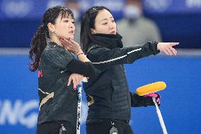 (BEIJING2022)CHINA-BEIJING-OLYMPIC WINTER GAMES-CURLING-WOMEN'S GOLD MEDAL GAME-JPN VS GBR(CN)