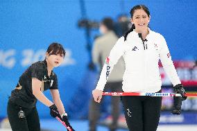 (BEIJING2022)CHINA-BEIJING-OLYMPIC WINTER GAMES-CURLING-WOMEN'S GOLD MEDAL GAME-JPN VS GBR(CN)