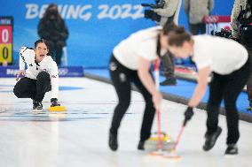 (BEIJING2022)CHINA-BEIJING-OLYMPIC WINTER GAMES-CURLING-WOMEN'S GOLD MEDAL GAME-JPN VS GBR(CN)