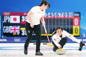 (BEIJING2022)CHINA-BEIJING-OLYMPIC WINTER GAMES-CURLING-WOMEN'S GOLD MEDAL GAME-JPN VS GBR(CN)