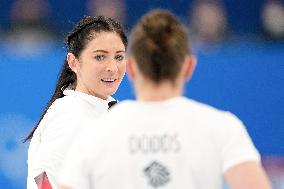 (BEIJING2022)CHINA-BEIJING-OLYMPIC WINTER GAMES-CURLING-WOMEN'S GOLD MEDAL GAME-JPN VS GBR(CN)