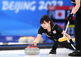 (BEIJING2022)CHINA-BEIJING-OLYMPIC WINTER GAMES-CURLING-WOMEN'S GOLD MEDAL GAME-JPN VS GBR(CN)
