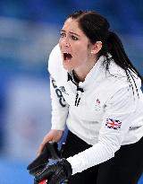 (BEIJING2022)CHINA-BEIJING-OLYMPIC WINTER GAMES-CURLING-WOMEN'S GOLD MEDAL GAME-JPN VS GBR(CN)