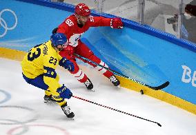 (BEIJING2022)CHINA-BEIJING-OLYMPIC WINTER GAMES-ICE HOCKEY-MAN'S PLAY-OFF SEMIFINAL-ROC VS SWE (CN)