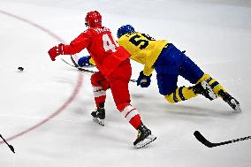 (BEIJING2022)CHINA-BEIJING-OLYMPIC WINTER GAMES-ICE HOCKEY-MAN'S PLAY-OFF SEMIFINAL-ROC VS SWE (CN)